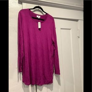 Old Navy purple long sleeve shirt
